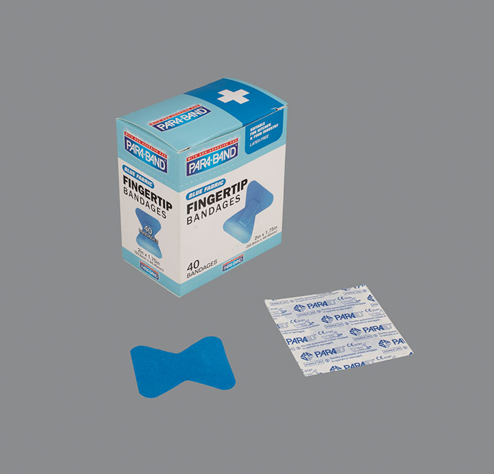 blue metal detectable bandages