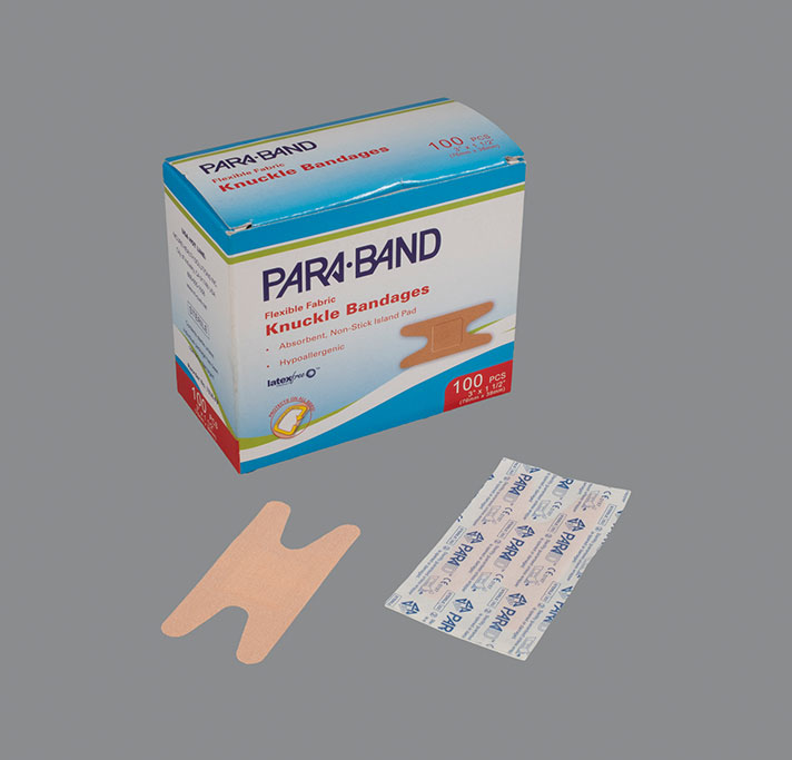 use of adhesive bandage in first aid