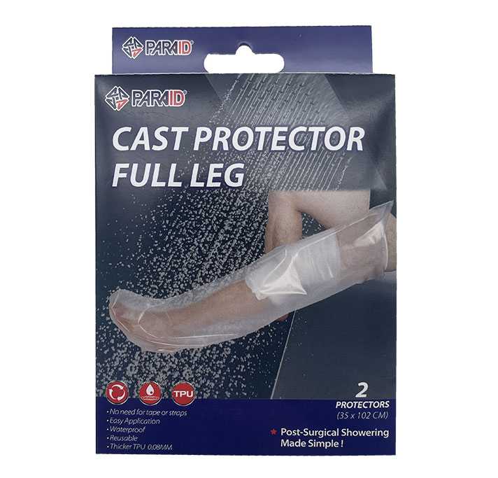 cast and bandage protector leg
