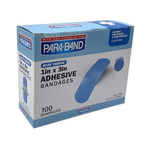 Blue Adhesive Bandage