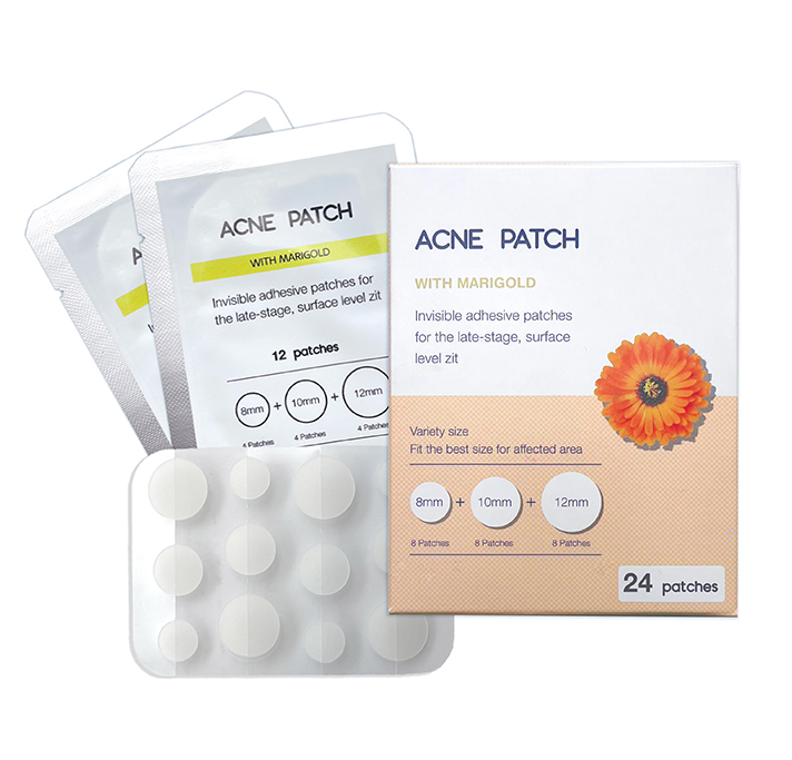 hydrocolloid patches on acne
